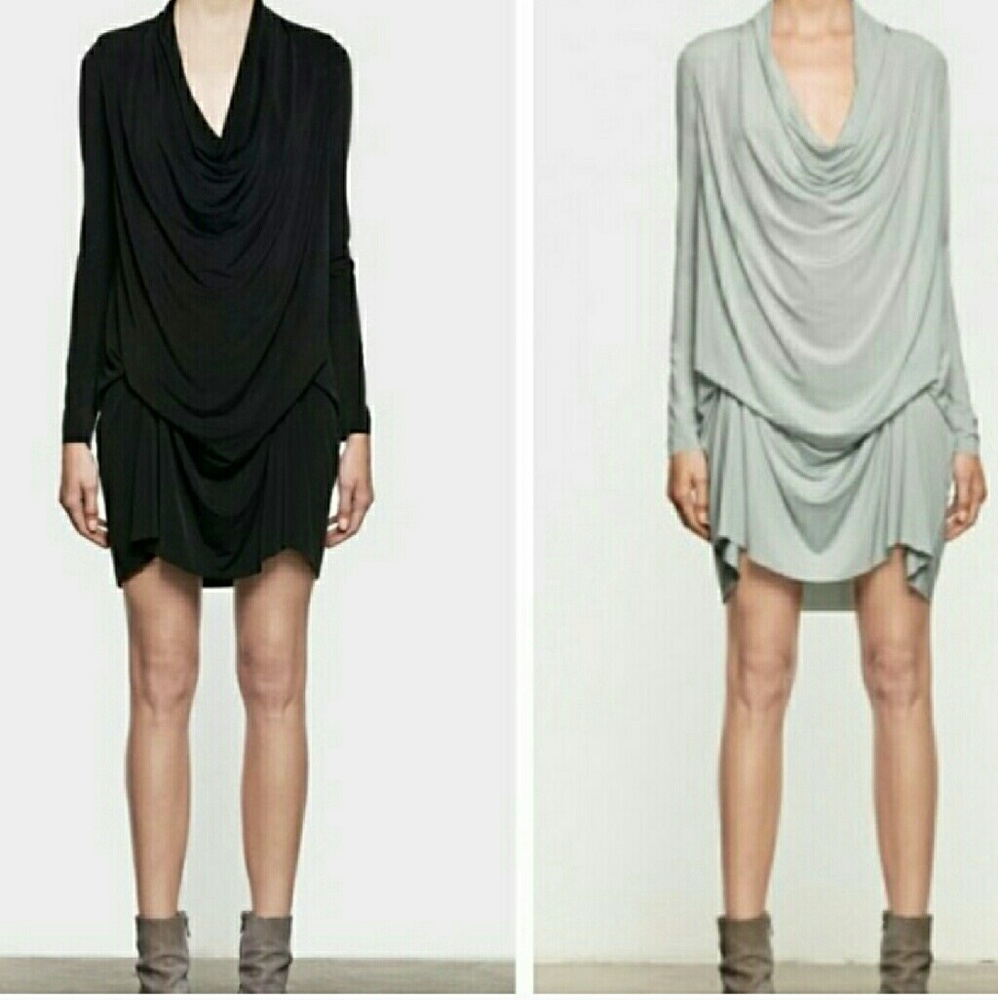 All Saints Amei Adjustable Length Drape Dress